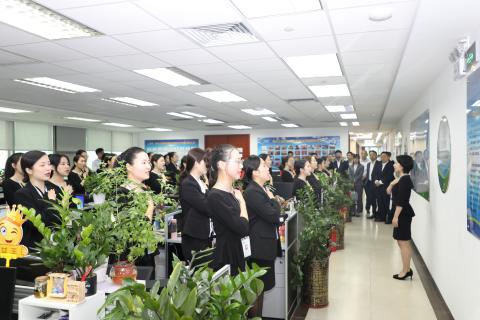 明光市市委书记被TOP1体育企业文化深深感动 | 深入沟通合作空间广阔